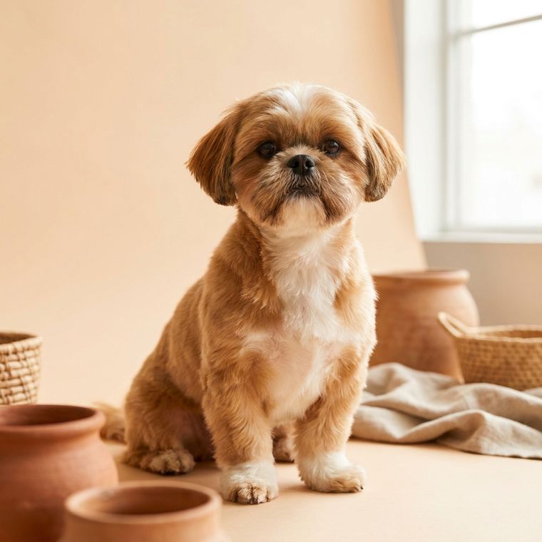 Shih tzu con corte cachorro